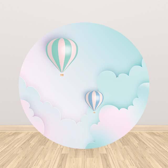 Allenjoy Hot Airballoon Round Backdrop for Newborn - Allenjoystudio
