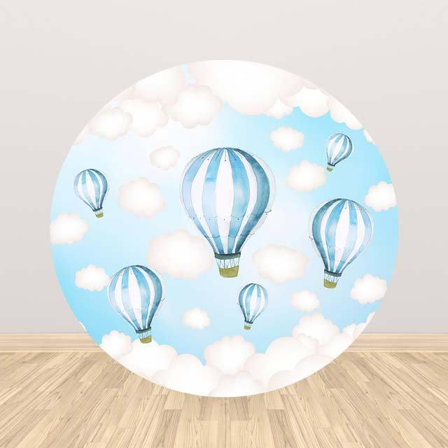 Allenjoy Hot Airballoon Round Backdrop for Newborn - Allenjoystudio
