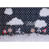 Allenjoy Independence Day Cute Dots Cloud Designed by Panida Phillips