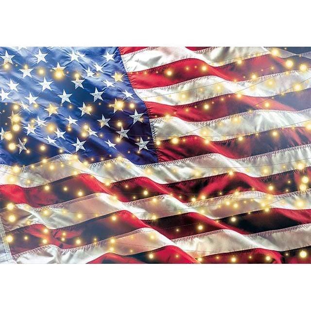 Allenjoy Independence Day  Vintage American National Flag Backdrop - Allenjoystudio
