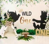 Allenjoy Jungle Safari Wild One 1st Birthday Backdrop
