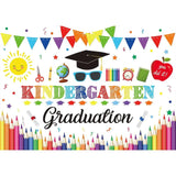 Allenjoy Kindergarten Graduation Backdrop for Prom Party