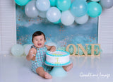 Allenjoy Little Star and Balloon Backdrop for Newborn Designed by Panida Phillips