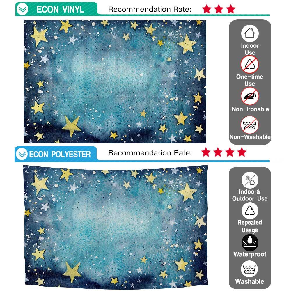 Allenjoy Little Stars Oil Painting Galaxy Backdrop - Allenjoystudio