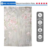 Allenjoy Patined Pink Floral Old Master Backdrop - Allenjoystudio