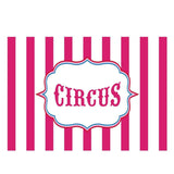 Allenjoy Photo Background Circus Pink White Stripes Custom Background Background for Party