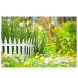 Allenjoy Spring Yellow and White Flower Ourdoor Backdrop