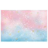 Allenjoy Gender Reveal Pink or Blue Twinkle Little Star Backdrop