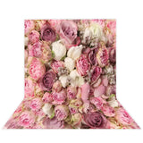 Allenjoy 3D Pink White Rose for Mother's Day Photography Backdrop