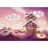 Allenjoy Photography Backdrops for Children Wall-papers Purple Candyland Background - Allenjoystudio