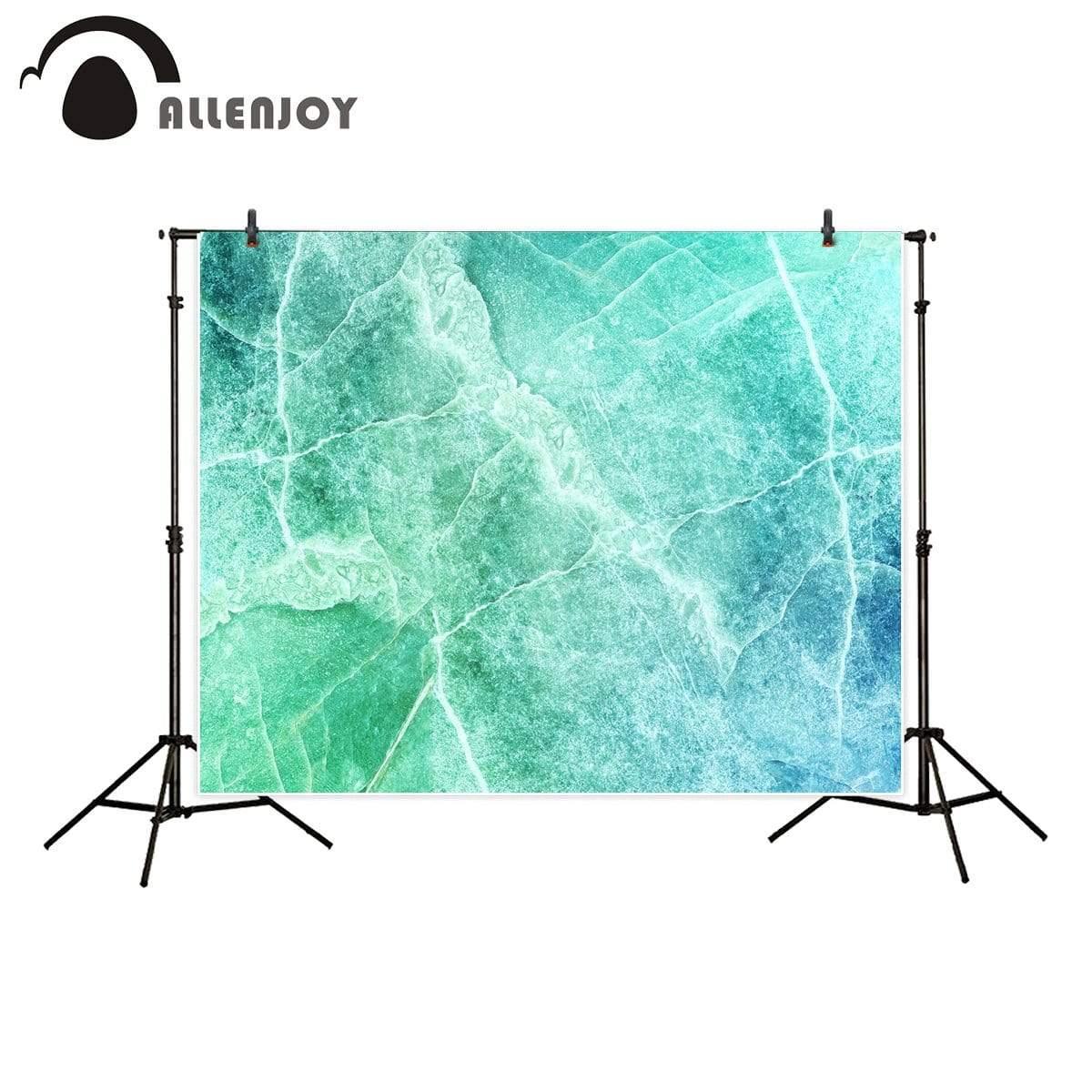 Allenjoy Photography Background Blue-Green Marble Pattern Backdrop for Photo Studio New - Allenjoystudio