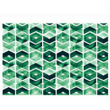 Allenjoy Photophone Backdrop Green Chevron Pattern Decor Watercolor New Arrival Background - Allenjoystudio