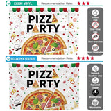 Allenjoy Pizza Party Backdrop Backdrop for Birthday Cooking Kitchen Minisession - Allenjoystudio