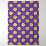 Allenjoy Purple Backdrop Golden Dots Sequin Patterns for Photoshoot - Allenjoystudio