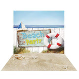 Allenjoy Beach Party Wooden Board Starfish Sandy Beach for Children - Allenjoystudio