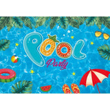 Allenjoy Summer Swimming Pool Backdrop for Pool Party 1st Bithday Children Baby Shower