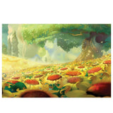 Allenjoy Magic Forest Fairy Tale Sunshine Sunflower Backdrop