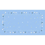 Allenjoy Swan Blue Baby shower Party Banner Tablecloth for Boys - Allenjoystudio