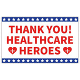 Allenjoy Thank You Healthcare Workers Heroes  Essential Employees & First Responders Banners - Allenjoystudio