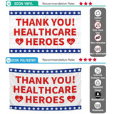 Allenjoy Thank You Healthcare Workers Heroes  Essential Employees & First Responders Banners - Allenjoystudio
