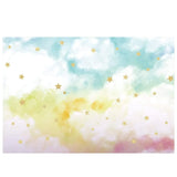 Allenjoy Unicorn Watercolor Cloud Sky Birthday Backdrop - Allenjoystudio
