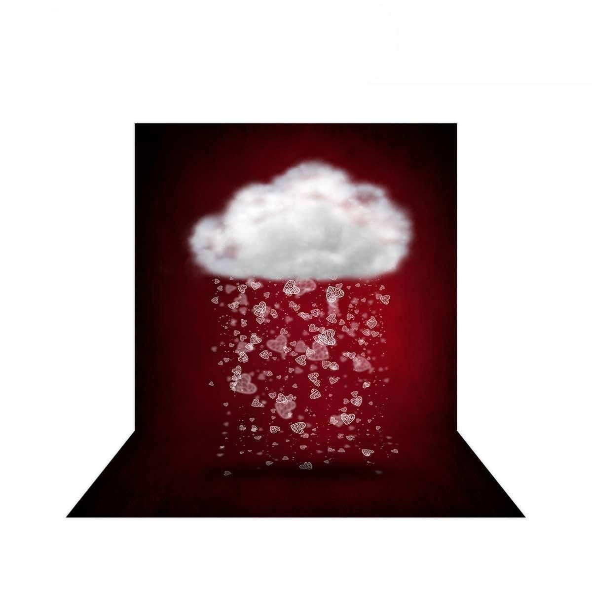 Allenjoy Valentine Day Dark Red Clouds Backdrop for Photograpy - Allenjoystudio
