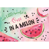 Allenjoy Watermelon Happy 1st Birthday Custom Backdrop