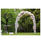 Allenjoy Wedding Photography Backdrop with Flowers Arch - Allenjoystudio