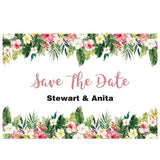 Allenjoy Wedding Custom Floral Personalized Backdrop - Allenjoystudio