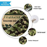 Allenjoy Welcome Soldiers Jungle Backdrp Camouflage Tablecloth - Allenjoystudio
