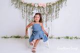 Allenjoy White Door Floral for Baby Shower Designed by Panida Phillips - Allenjoystudio