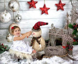 Allenjoy White Wood Xmas Christmas Snow Floor Backdrop