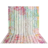 Allenjoy Wooden Backdrop Colorful Rose Printed Backdrop - Allenjoystudio