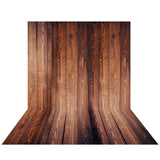 Allenjoy Caramel Wooden Floor Photography Backdrop